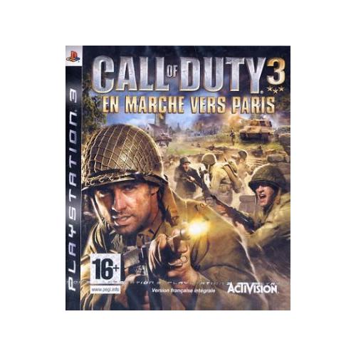 Call Of Duty 3 En Marche Vers Paris Ps3 pas cher - Achat neuf et